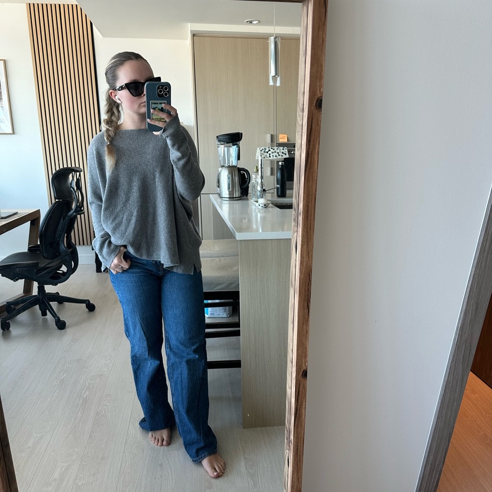 Gray Knit Sweater